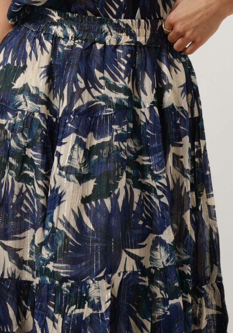 LOLLYS LAUNDRY blauwe lollys laundry maxirok sunsetll maxi skirt