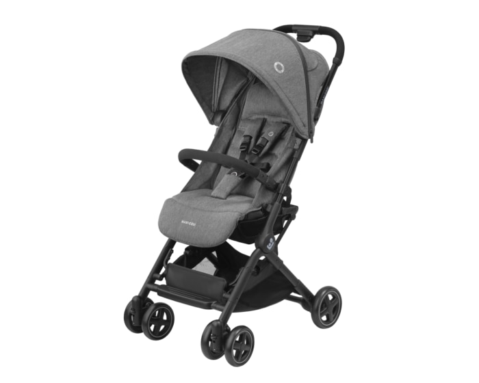 Lara² 0 - 4 Y   0 - 22 kg    Äußerst kompakt und federleicht |    Gepolsterter und atmungsaktiver Sitz |    Zwei Einkaufskörbe |    Kompatibel mit Baby-Autositzen  |