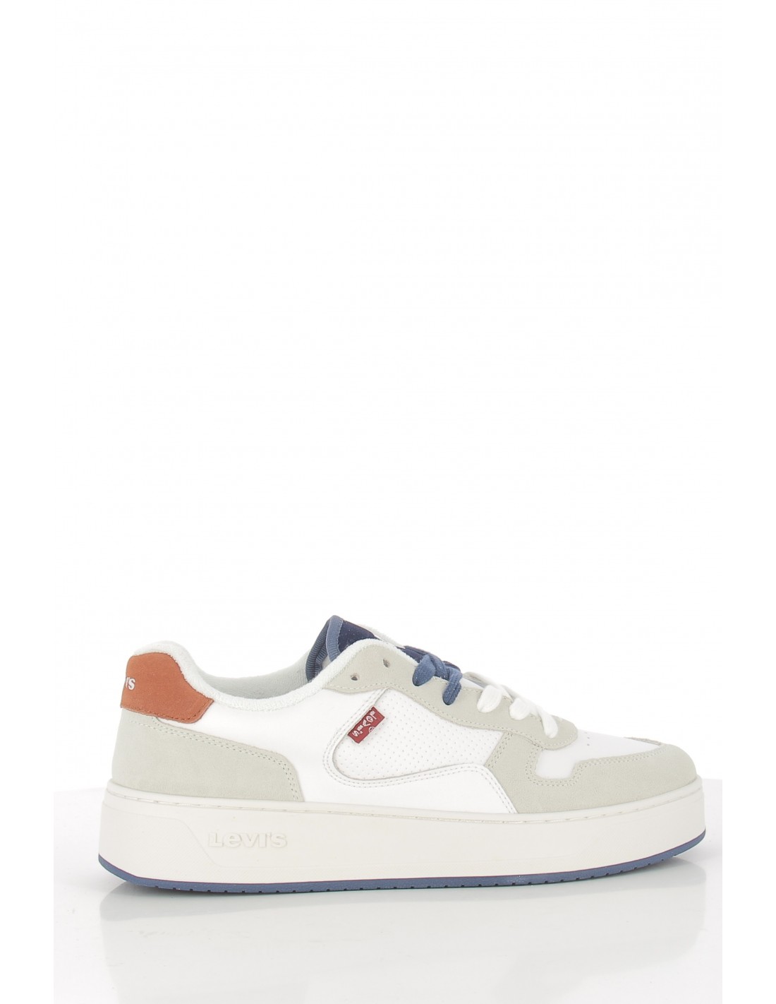 levi's Baskets de ville Homme levi's glide blanc/beige