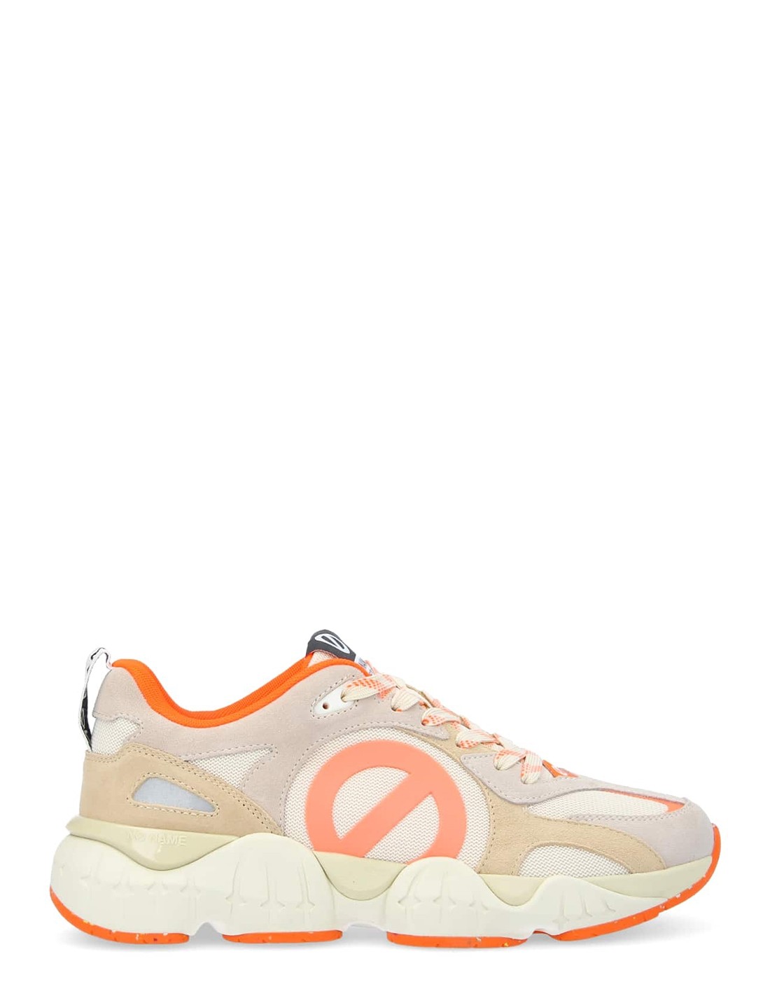 no name Basket de ville Femme krazee runner w Beige/Orange