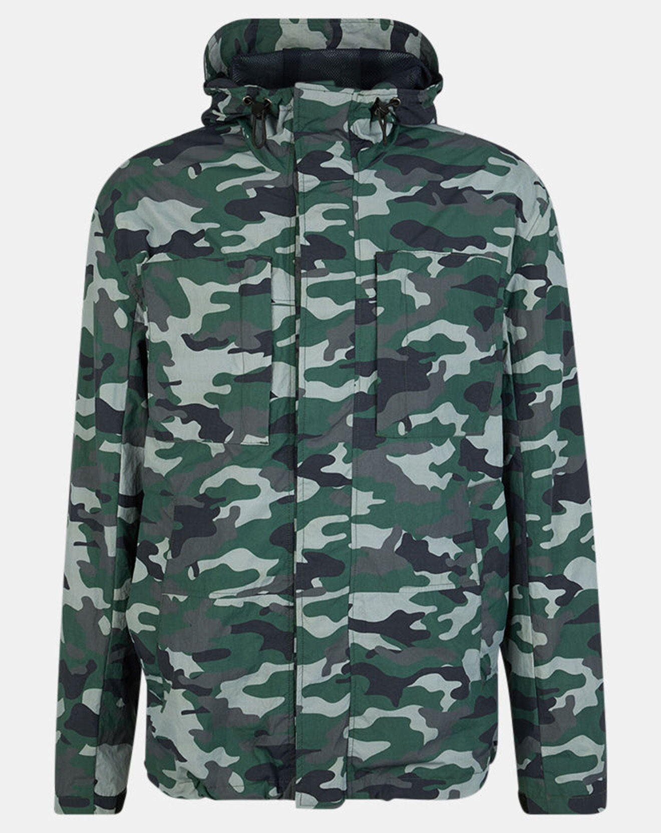 Galeries Lafayette Blouson Déperlant Lawaypr vert/gris