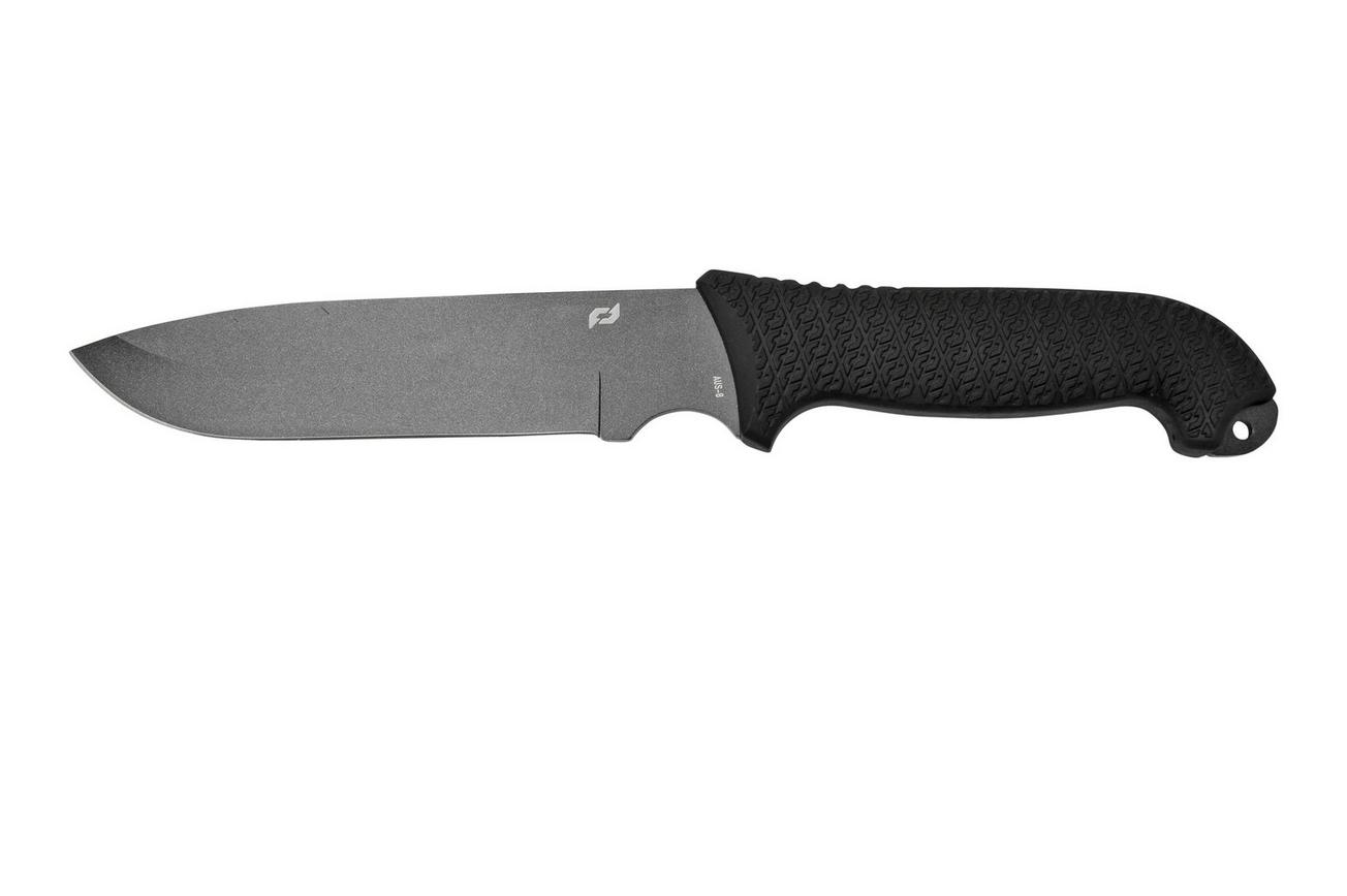Schrade Bedrock Magnum 1182517, zwart vaststaand mes