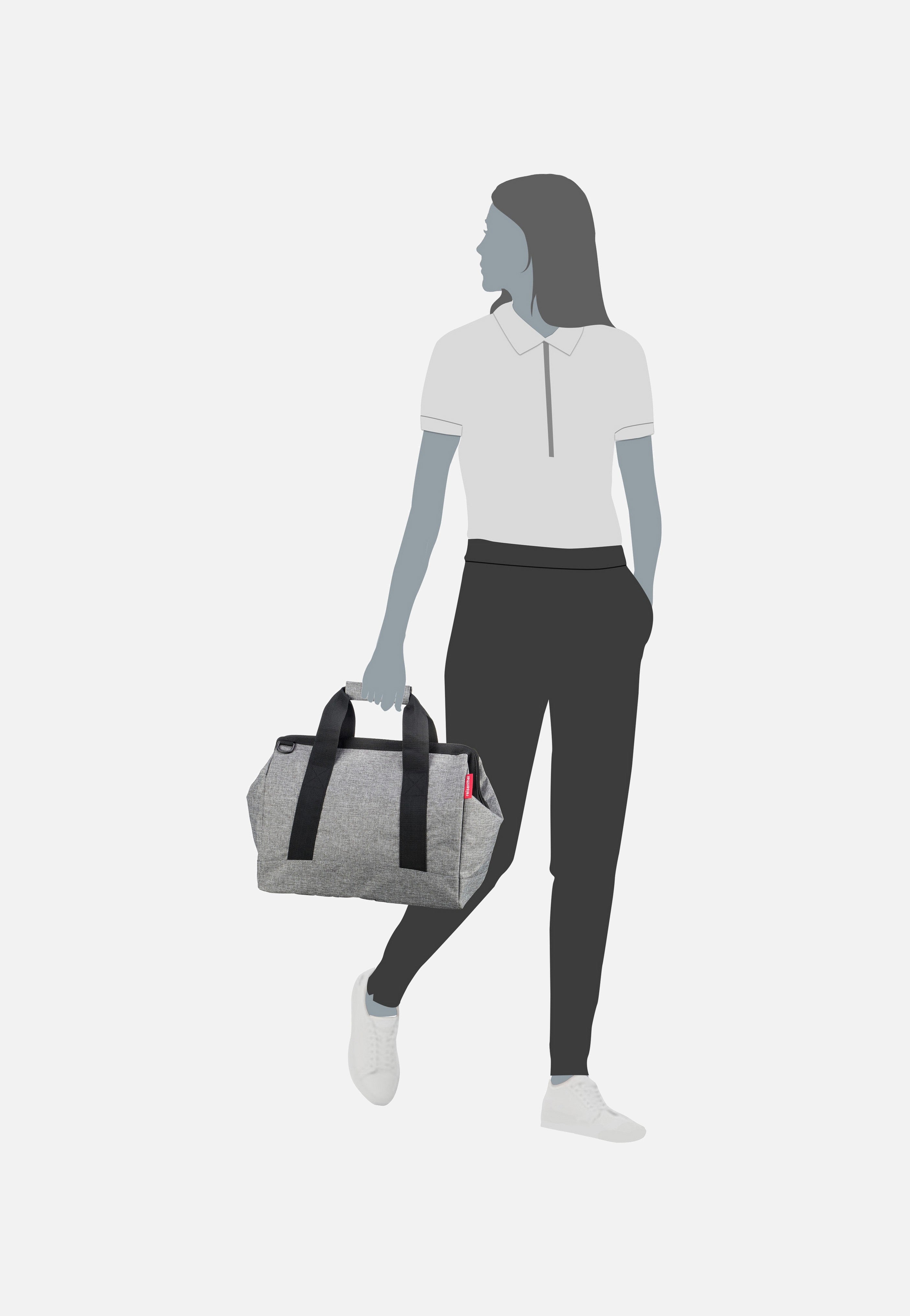 allrounder M twist Twist Silver - Dufflebag