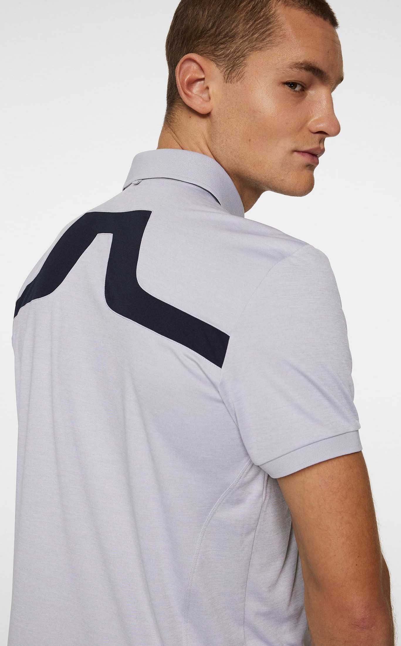 KV Polo Herre Light Grey Melange