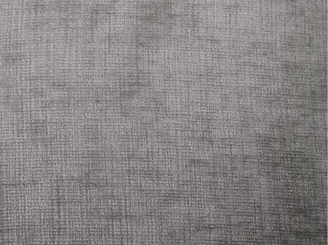 Canapé d'angle gauche en tissu chiné gris NAPIZO