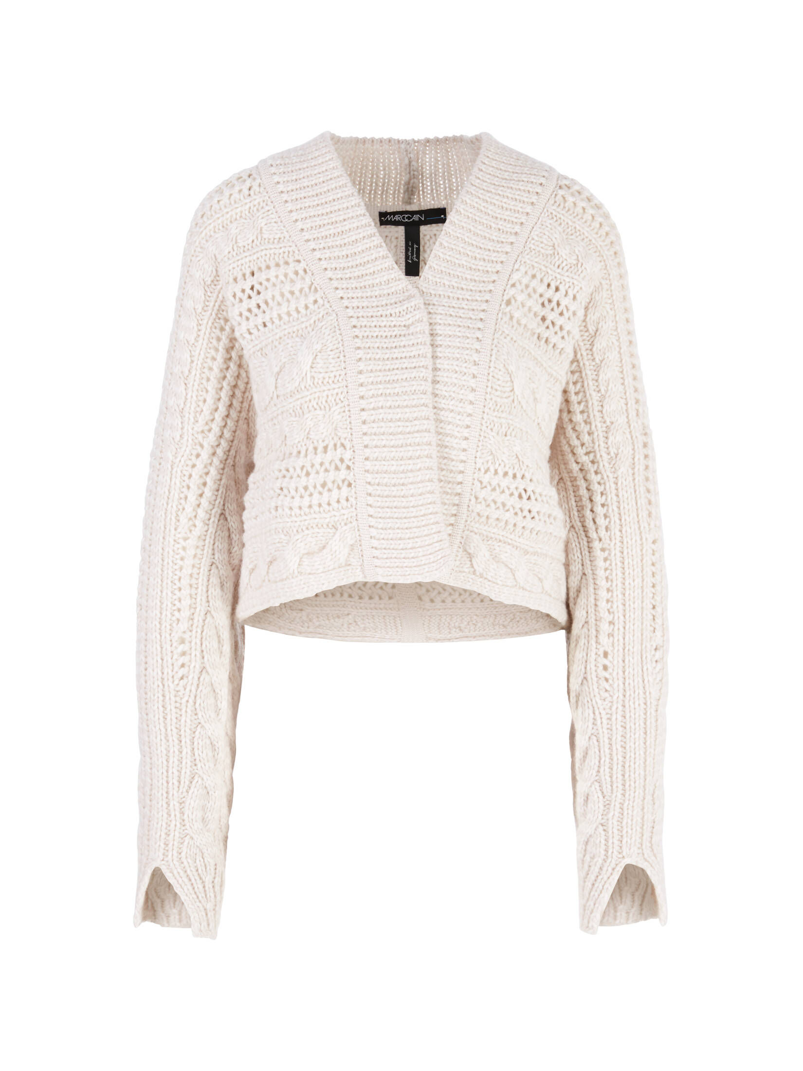 Marc Cain| Damen Strickjacke aus Wolle, Kaschmir und Seide