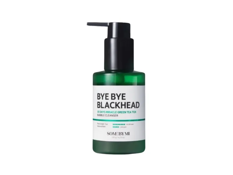 Some By Mi Bye Bye Blackhead 30 day miracle green Tea Tox Bubble Cleanser 120 g