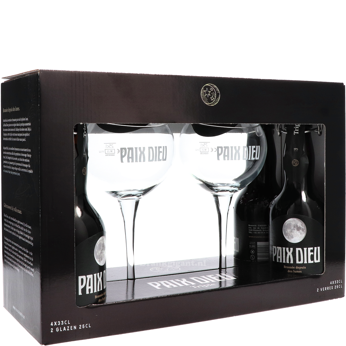 Paix Dieu Cadeaupakket met 2 Glazen 132 cl