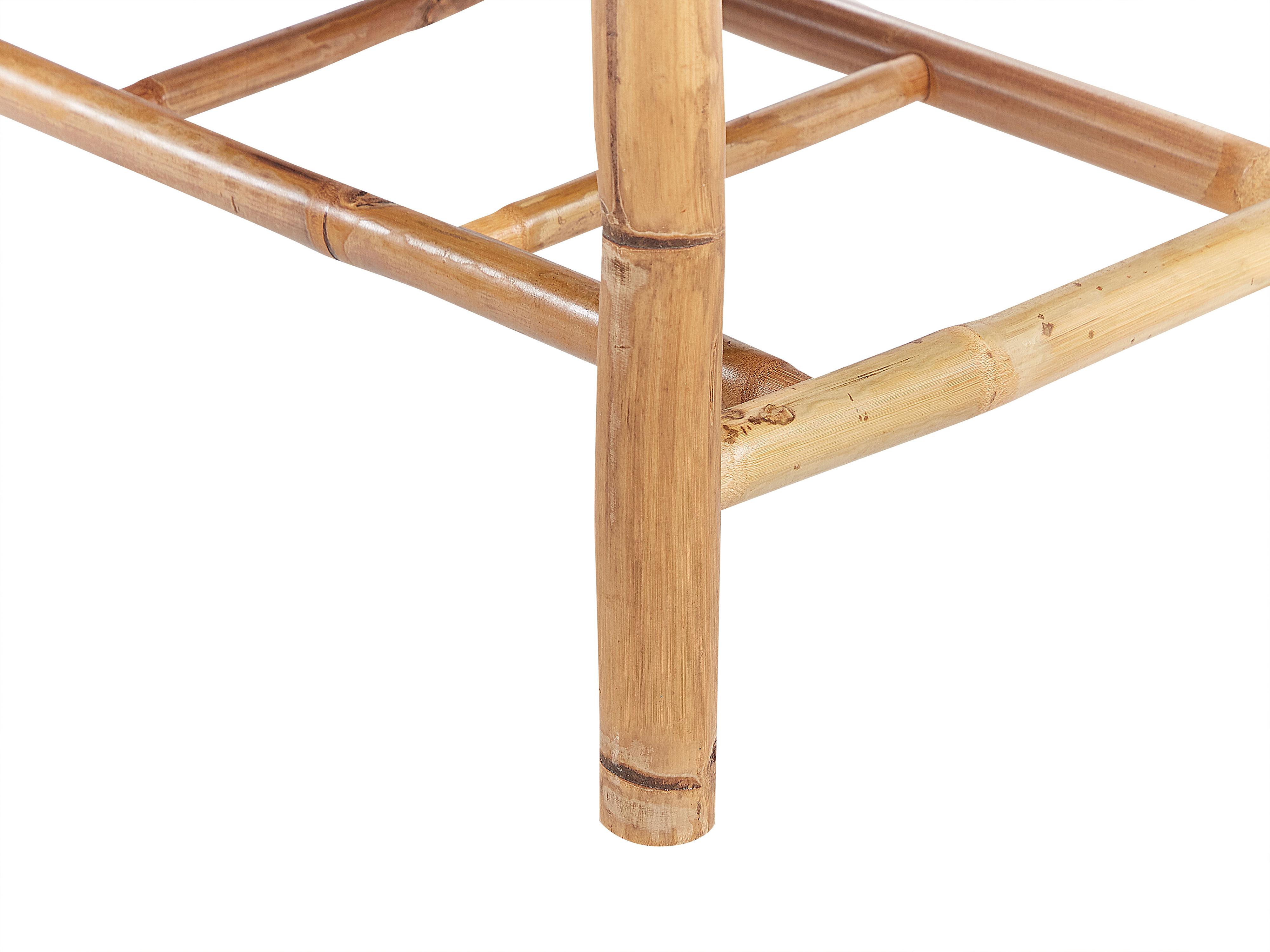 Loungeset met tafel 4-zits MAGGIORE Bamboehout Lichtbruin
