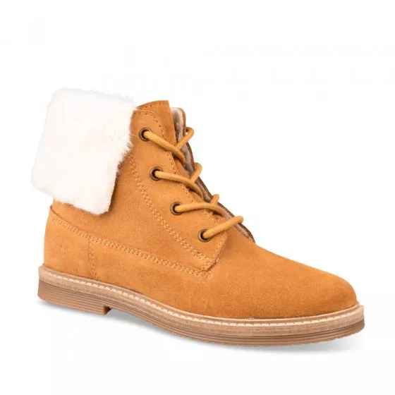 Bottines JAUNE CHARLIE & FRIENDS CUIR