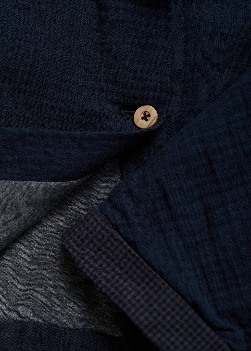 Mango Kids tussenjas donkerblauw