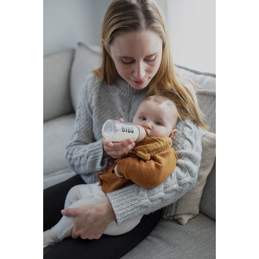 BIBS® Babyflasche Complete Set 110 ml,  Blush