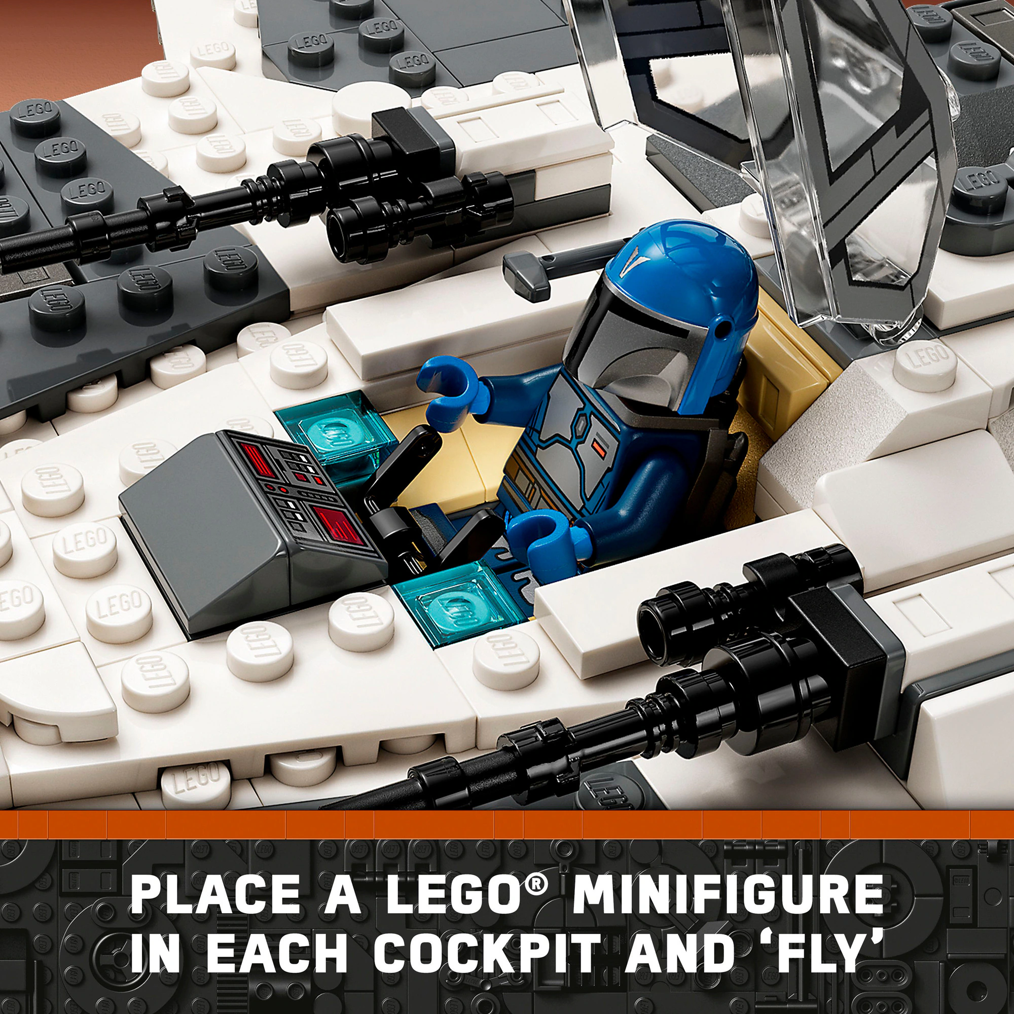 LEGO Konstruktionsspielzeug Star Wars Mandalorianischer Fang Fighter vs. TIE Interceptor