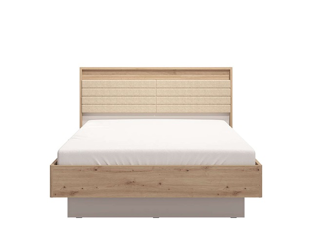 INOSIGN Bettgestell »Modena, mit teilgepolstertem Kopfteil« 160 oder 180x200cm, FSC®-zertifiziert, Trendfarbe cashmere