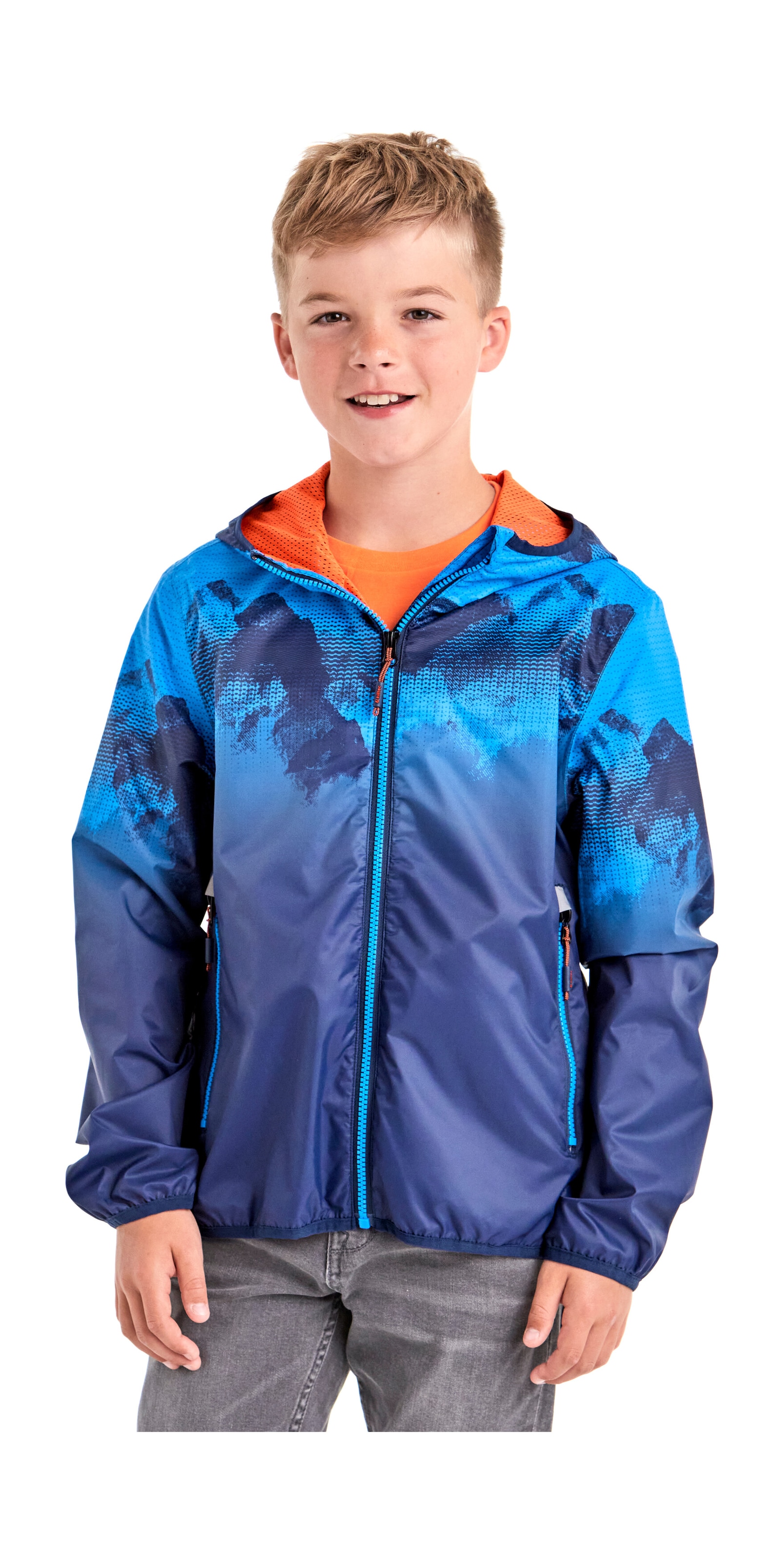 Killtec Outdoorjacke »Lyse BYS JCKT B« Leichte, wasserdichte Kinderjacke, klein verpackbar, cooles Muster