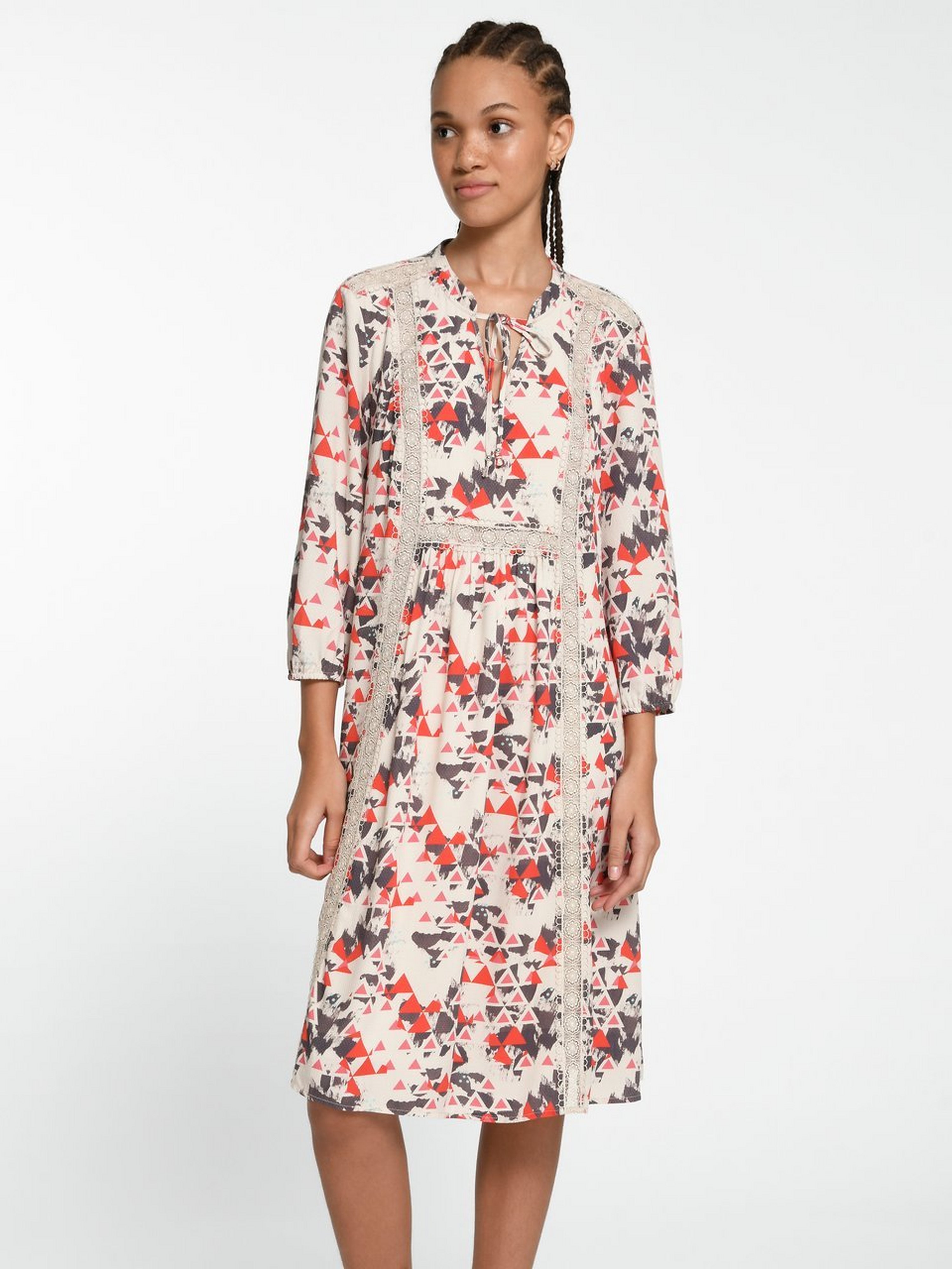 Kleid mit 3/4-Arm