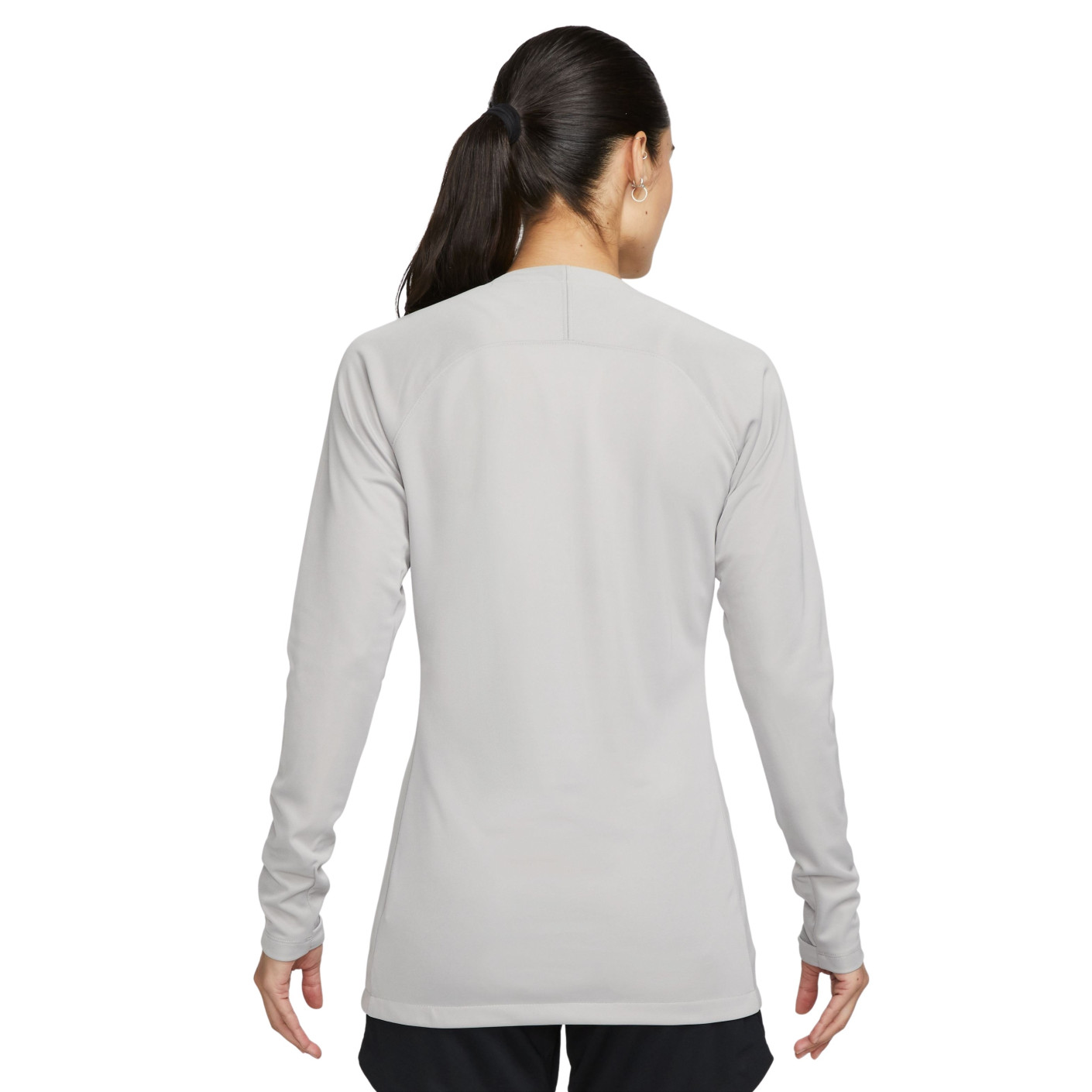 Nike Dri-Fit Park Ondershirt Lange Mouwen Dames Grijs Wit