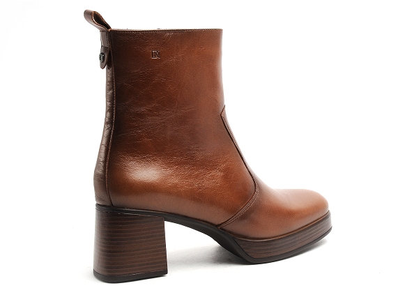 Dorking boots bottine talons femme d9157 al marron