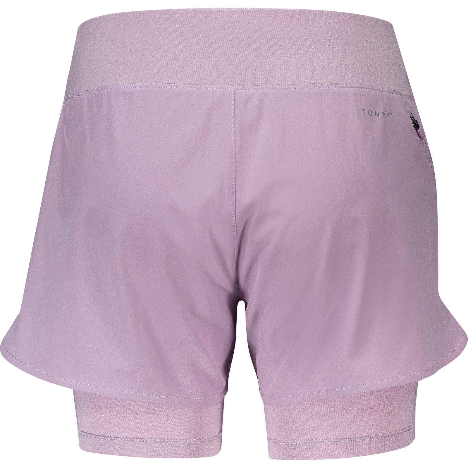 Tone Up Damen-Shorts 2in1 Tempo M, flieder