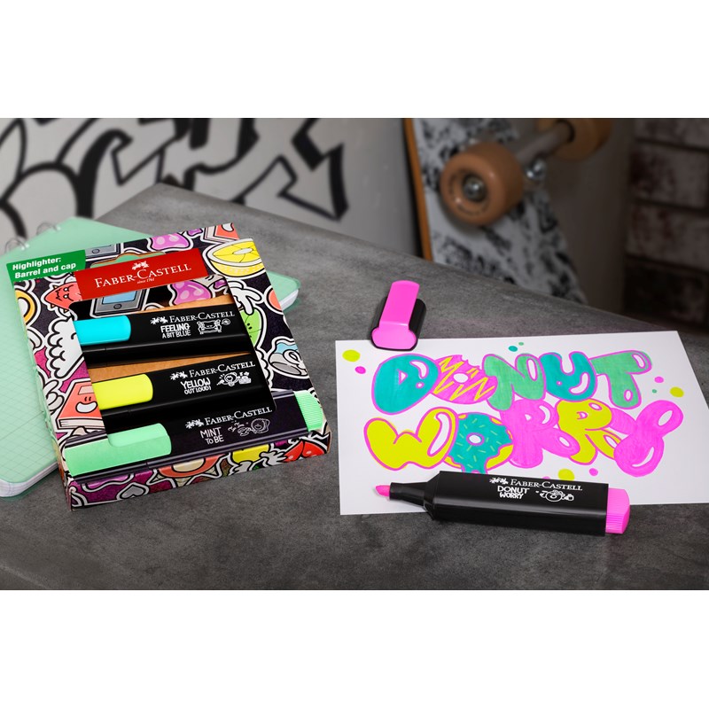 Faber-Castell<br>Highlighter 4-Pak Graffiti