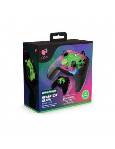 PDP Rematch Wired Controller Glow Space Dust Xbox