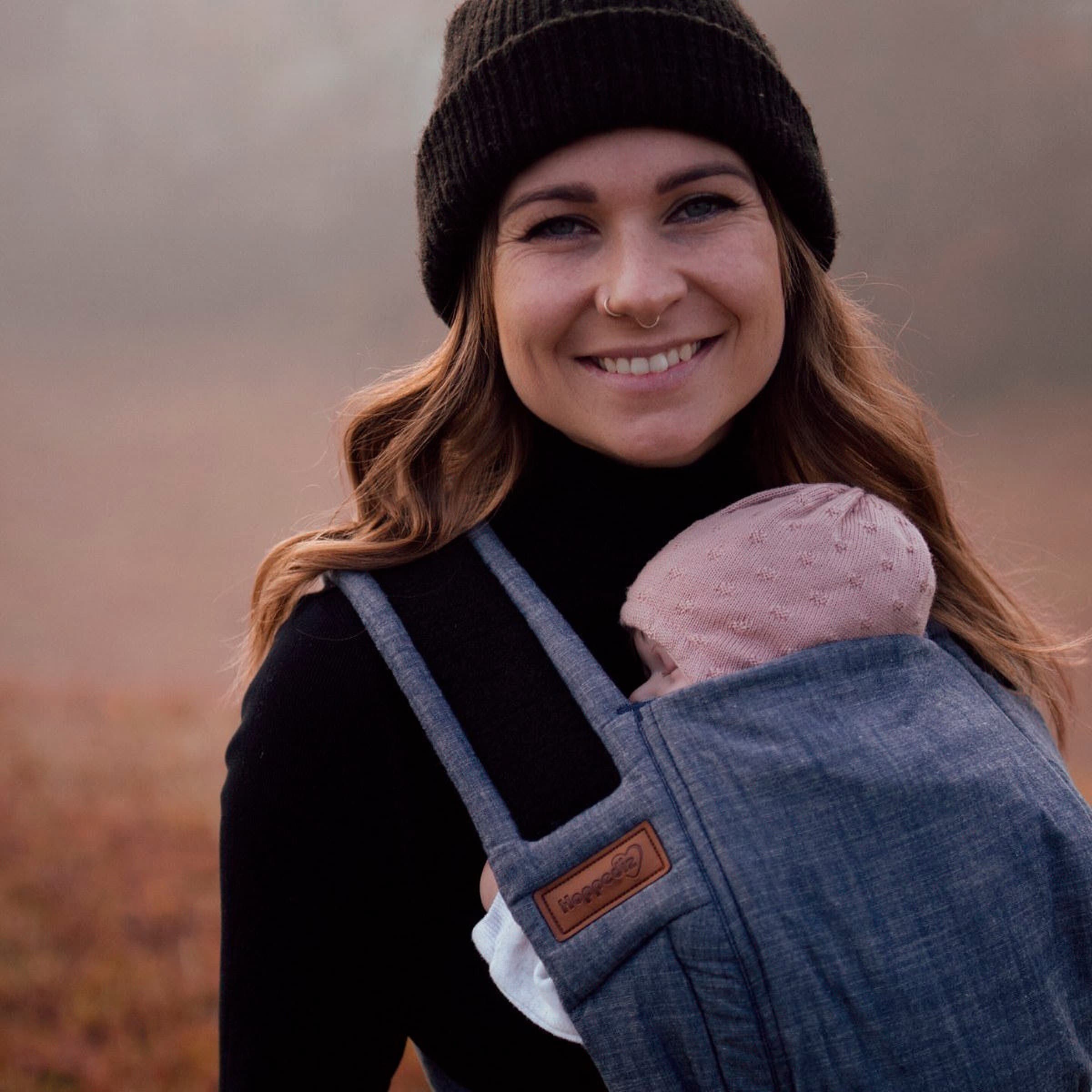 HOPPEDIZ® Babytrage Bondolino b.pure denim