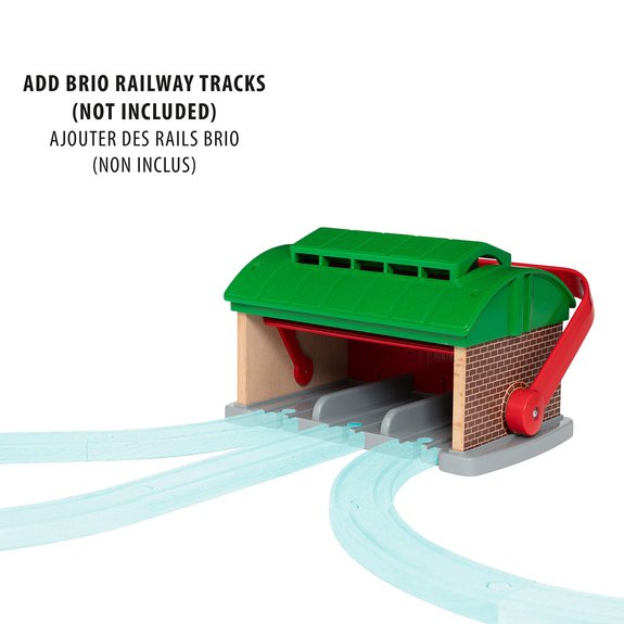 Le garage pour trains portatif BRIO World 33474