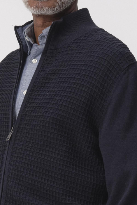 Campbell blauwe heren vest