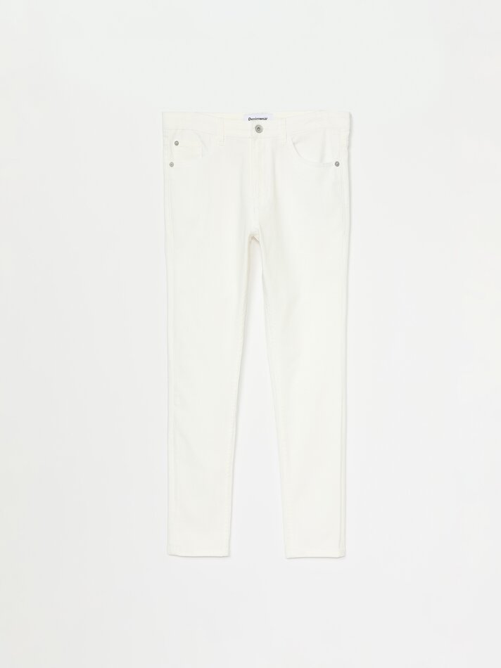 Calça jeans super skinny - Branca