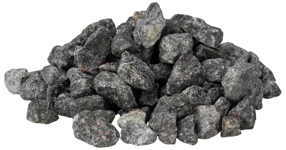 Granitskærver 11-16 mm 1000 kg - sort