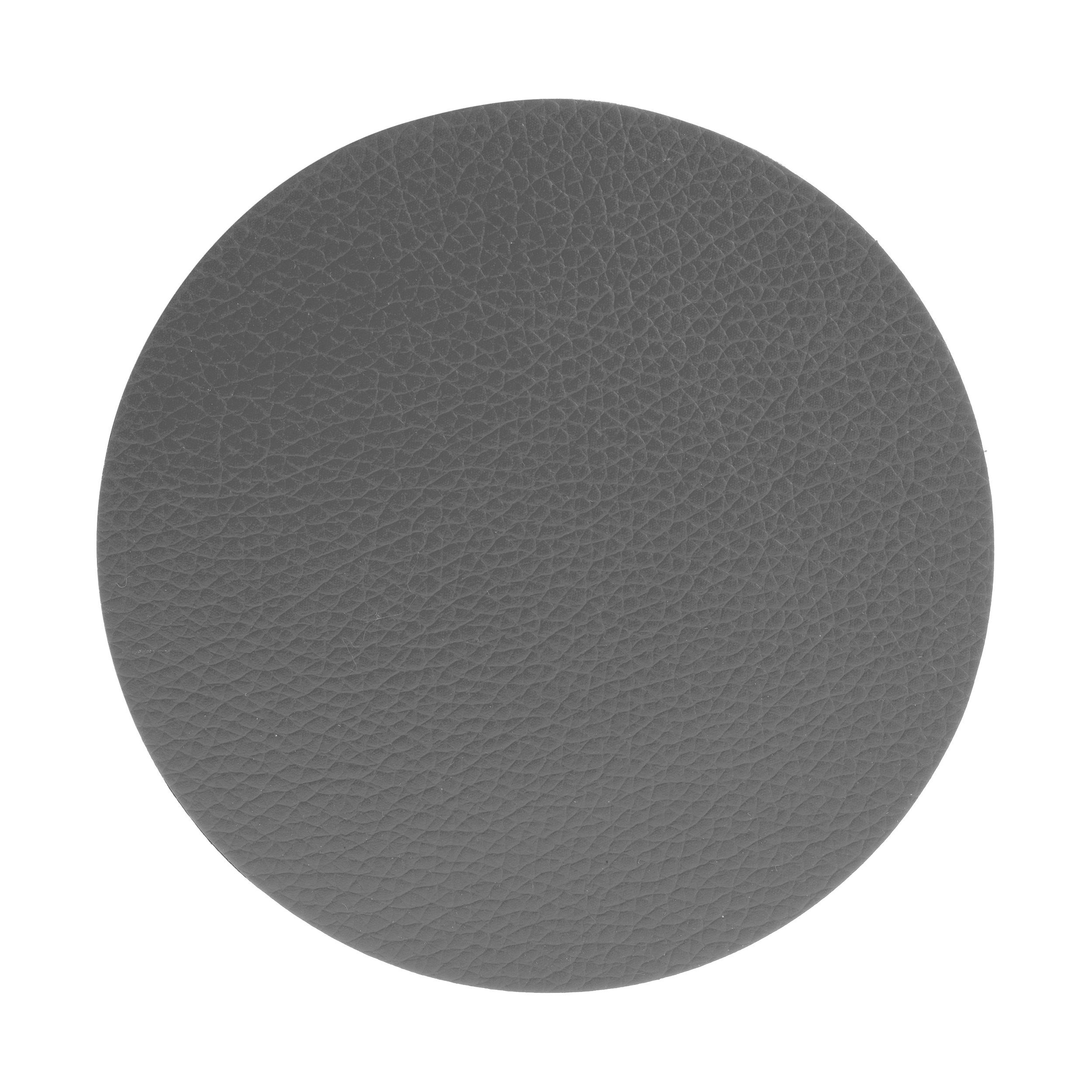 DESSOUS DE VERRE TENOR GRIS D.10CM X6 PIECES