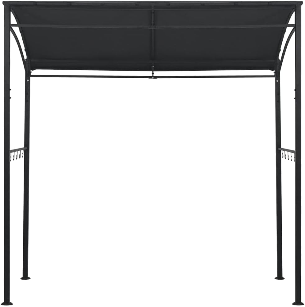 BBQ-Pavillon 215x150x220 cm Anthrazit Stahl