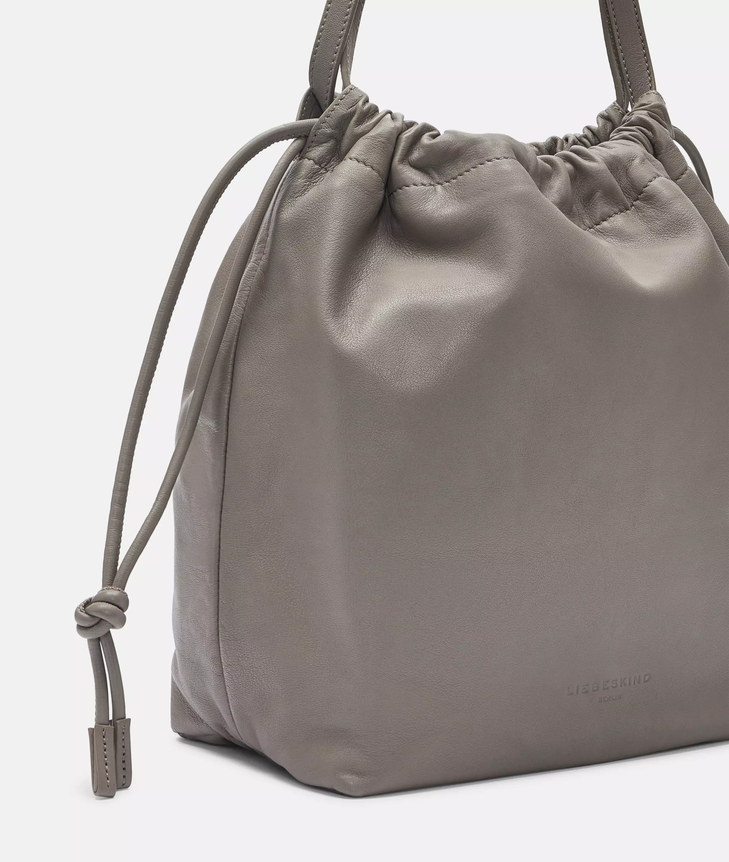 Lya Hobo M Spacious sheepskin pouch bag