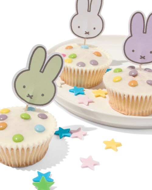 10 piques à cocktail Miffy 12cm