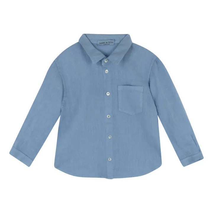 Babe & Tess Chemise Manches Longues | Bleu gris
