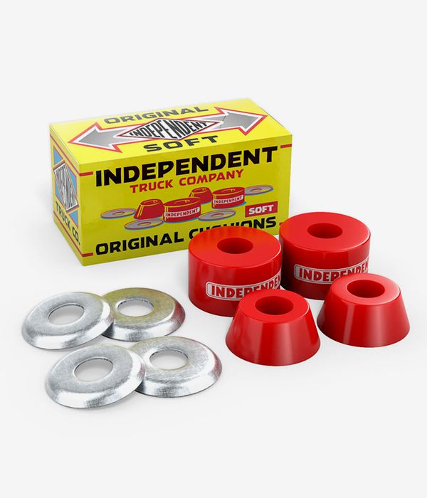Independent Original Cushions Soft Lenkgummi (red) 90A 4er Pack