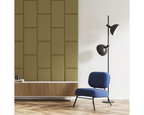 Wandkussen textiel karamel textiellook 30 x 60 cm