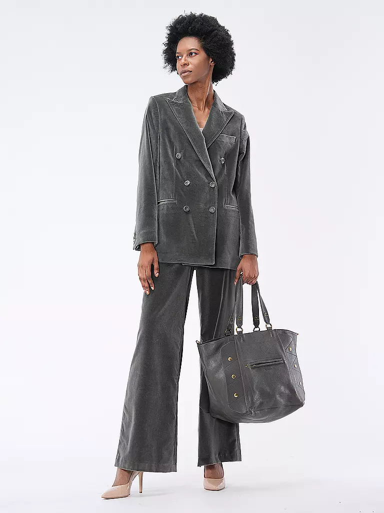 OFFICINE GENERALE Samtblazer MANON grau