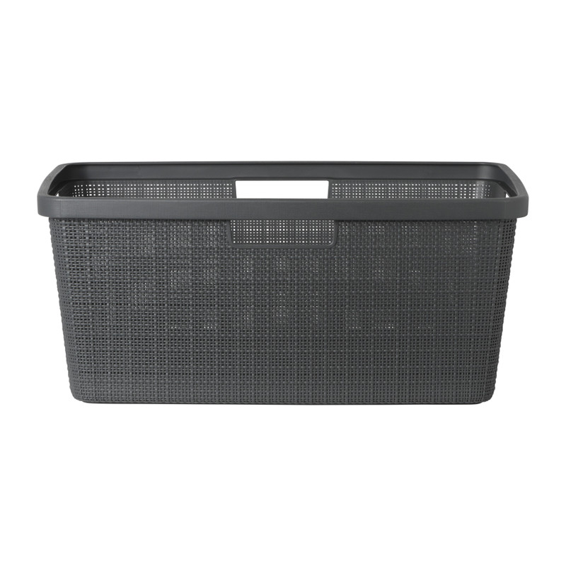 Curver jute wasmand - 46 liter - grijs