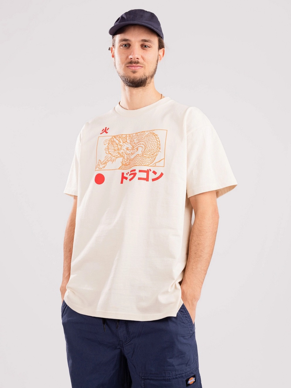 Empyre Golden Dragon T-Shirt cream