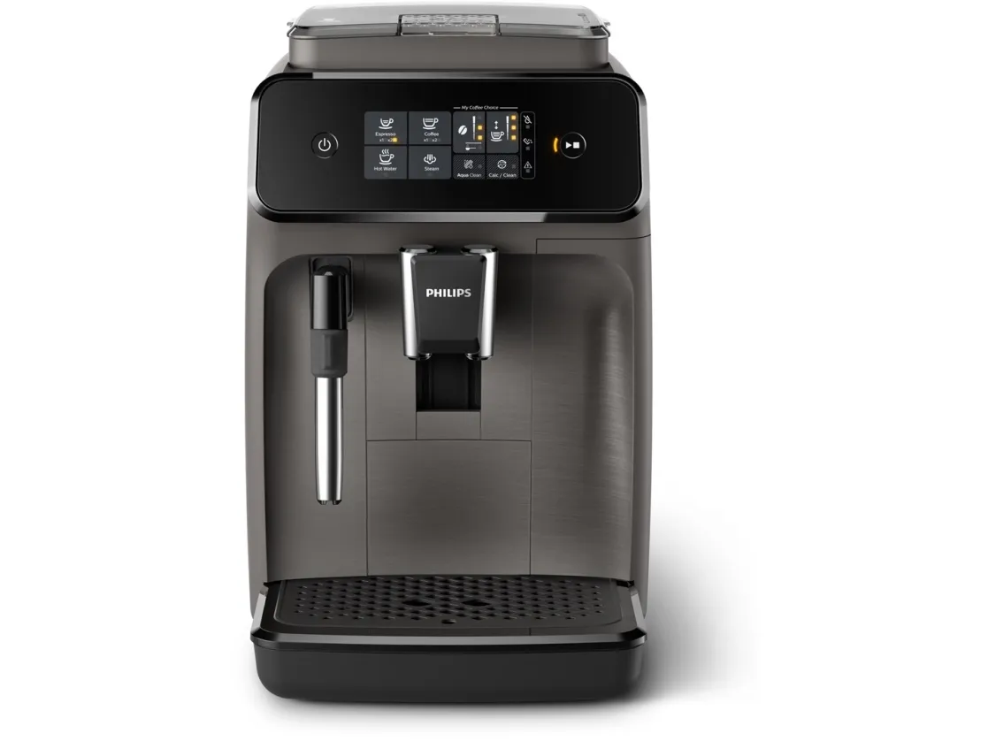 Philips Series 1200 EP1224 - Automatisk kaffemaskine med mælkeskummer - 15 bar - kashmirgrå