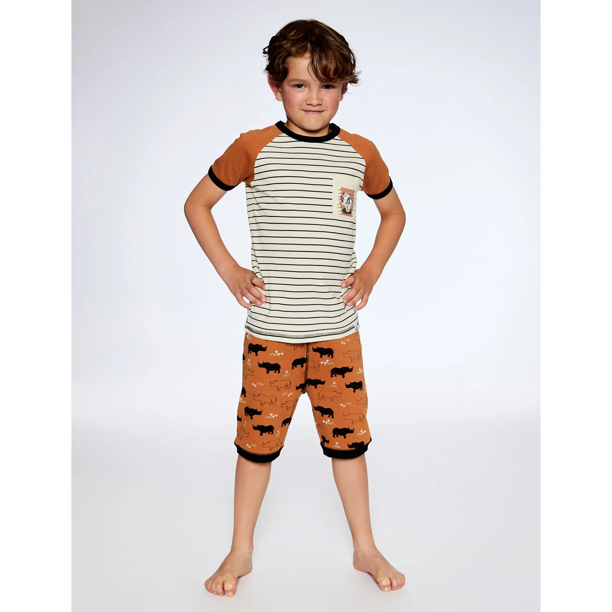 Deux par Deux Pyjama Rhinocéros 2-6ans
