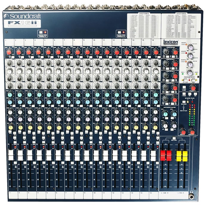 Soundcraft FX16ii live/recording mixer