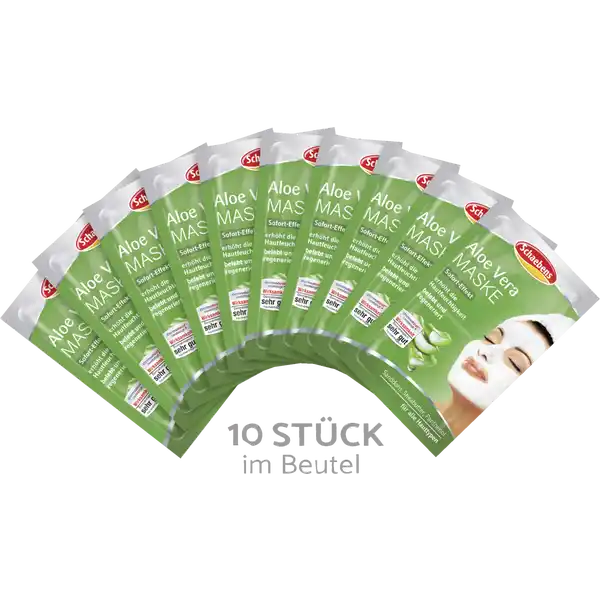 Aloe Vera Maske 10er Beutel