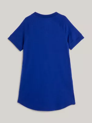 Vestido camiseta universitário da coleção de 1985