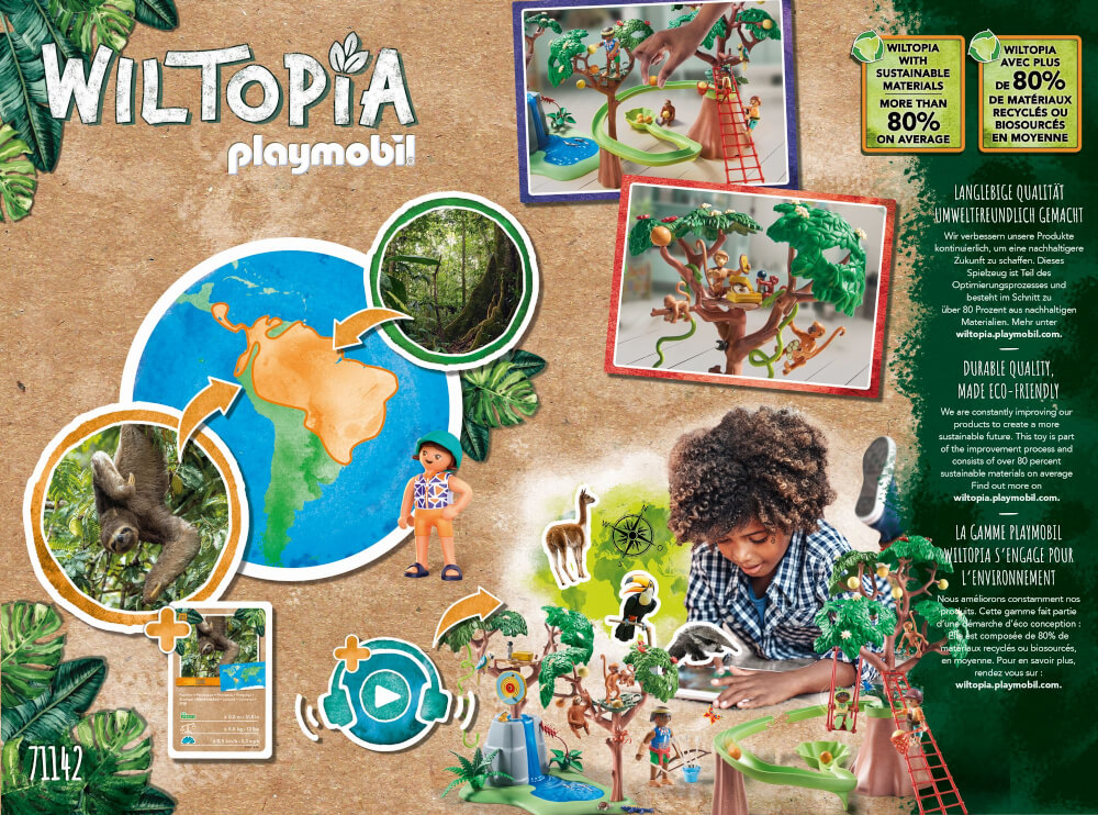 PLAYMOBIL 71142 Wiltopia - Tropischer Dschungel-Spielplatz