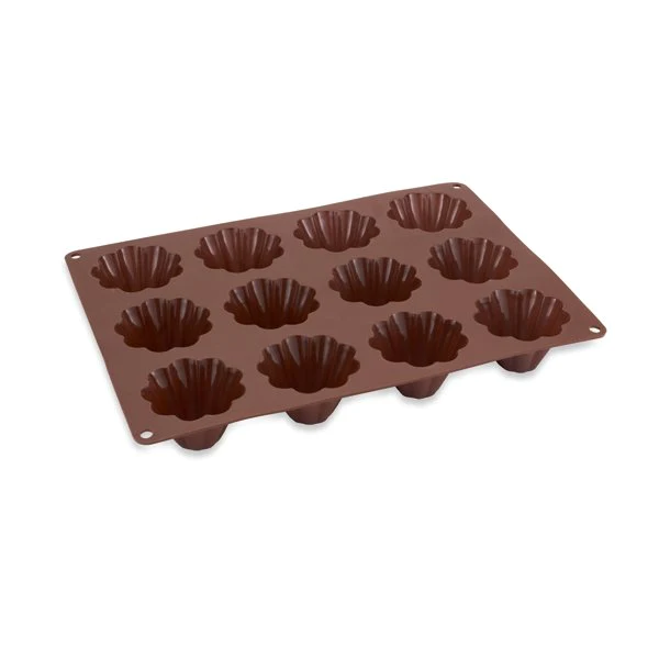 Flexi' Plaque silicone 12 petites brioches Mathon
