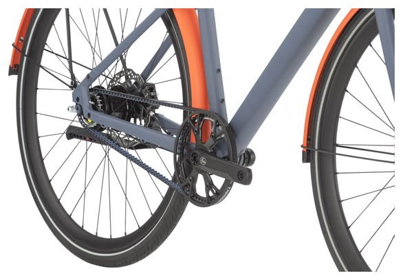 Vélo de Ville BMC 257 AL One Shimano Alfine 8V Courroie 700 mm Bleu Powder Steel 2023