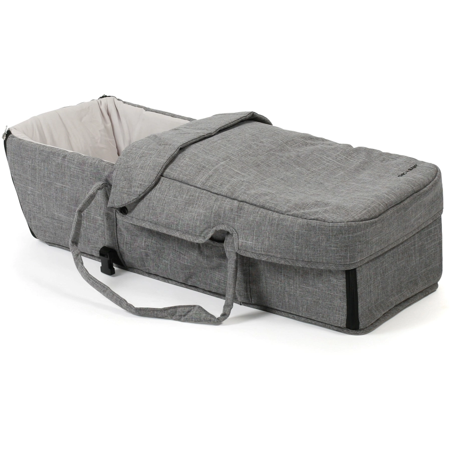 CHIC 4 BABY Geschwisterwagen DUO Melange grau-weiß