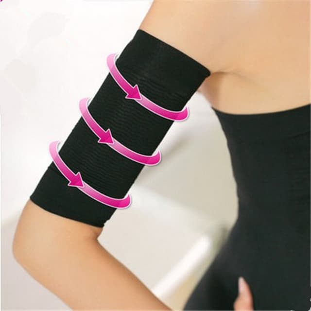 Kompressionsærmer arm shapers sportskompresser 1 par Sort S